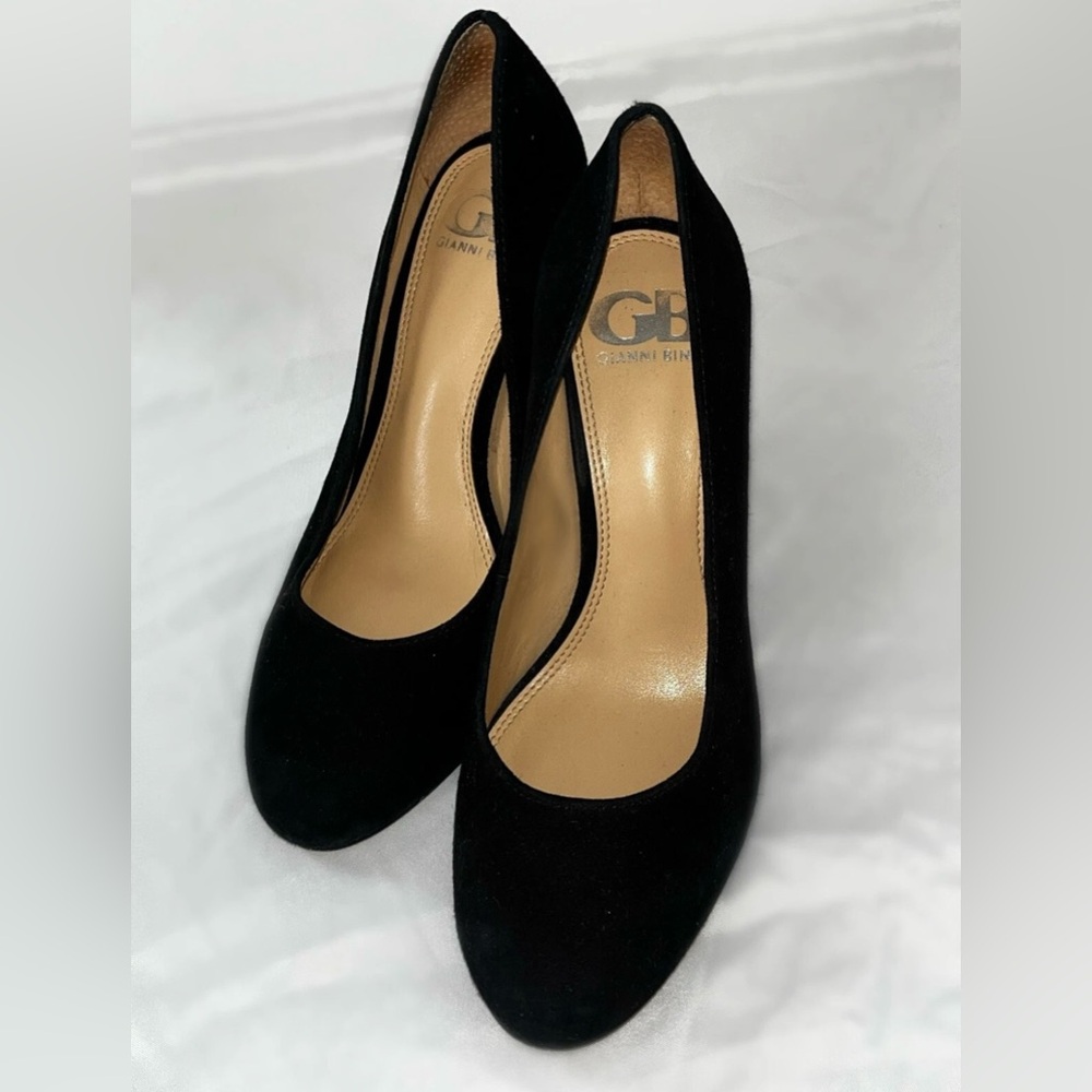 Gianni Bini Black Suede Heels Timeless Elegance
